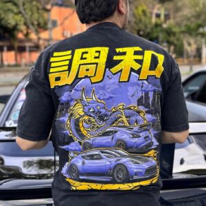 Camiseta Acid Wash Nissan